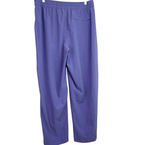 Athleta Women’s Purple Pants Hidden Zip Drawstring Elastic Waistband Size 12 - Picture 4 of 7